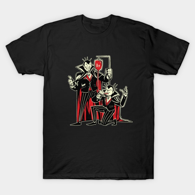 Vampire Blood Bong T-Shirt by Cosmo Gazoo